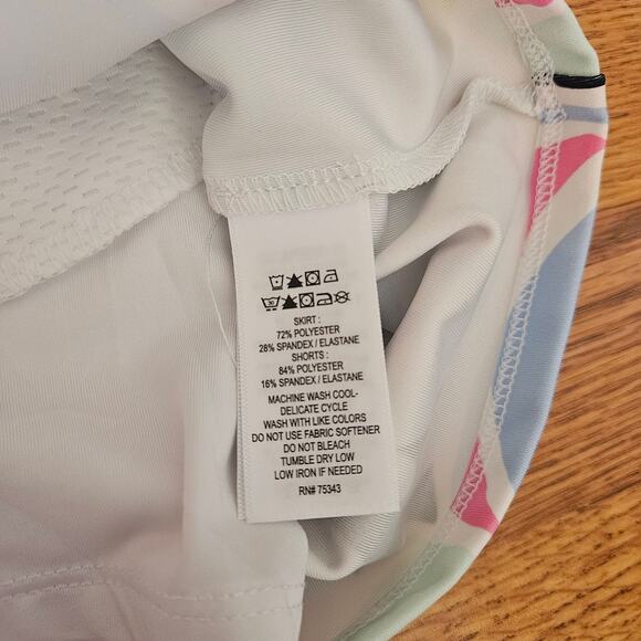 Tommy Bahama Women's Color Leaves Golf Skort UPF 50 Pockets Size S - Picture 6 of 7